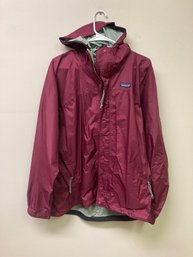 Patagonia Womens Windbreaker Style Hooded Jacket Size Large