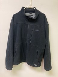 Cabelas Black Fleece Jacket Mens Siz 2xl
