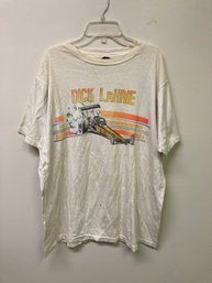 Vintage Dick LaHale Drag Racing Shirt Single Stick