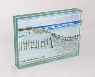 2005 Coastal Watercolor Print By Carla Abbott Kiernan