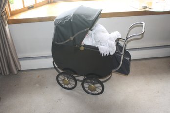 Vintage Doll Stroller And Doll