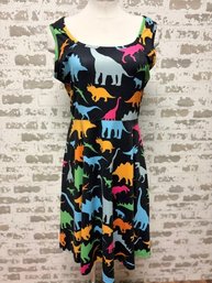 Jurassic Fantastic Dinosaur Tank Dress - Size L