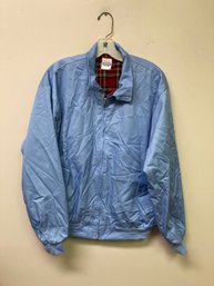 Blue Harrington Style Jacket Made In England Size Large New