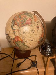 Electric Lighted Globe