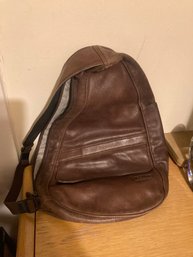LL Bean Leather Ameriabag Backpack