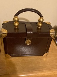 Vtg Gabrielle Made In Italy Box Purse