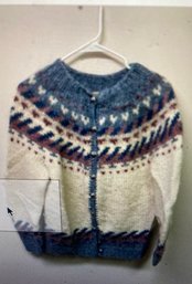 Vintage Womens Hilda Ltd Wool Cardigan Size Large