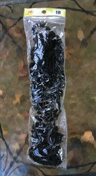 New Unused Janet 1B Curly Black Hair Extensions / Wig - Halloween Costume?