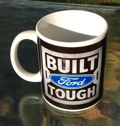 Vintage Built Ford Tough Coffee Mug Cup