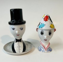 Anthropomorphic Egg Cups Made In Italy