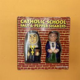 Catholic School Salt/Pepper Shakers NIB
