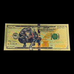 $100 Venom Gold Foil Bill