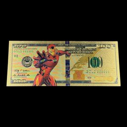 $100 Ironman Gold Foil Bill