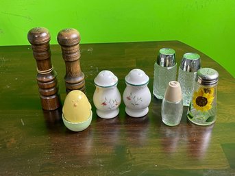 Assorted Salt & Pepper Shakers Lot