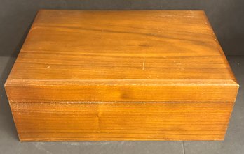 Vintage Jewelry/Recipe Oak Box