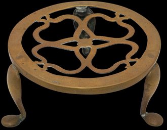 Vintage Brass Stand For Plant / Vase / Art