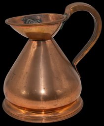 Antique 19th Century English Copper Haystack Measure Pint