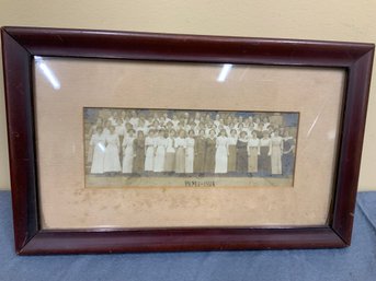 Antique 1913 Framed Photo Of WMI Group Of Women