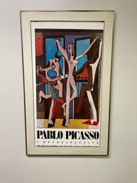 Authentic Pablo Picasso Museum Of Modern Art 1980 Exhibit Poster