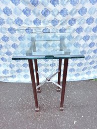 Artisan Handcrafted, Iron Table Base With Glass Top