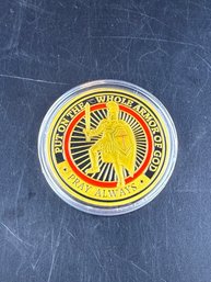 Put On The Whole Armor Of God Challenge Coin