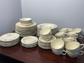 BOX LOT Fluffy/Virginia Rose Homer Laughlin China, ***SALVAGE***