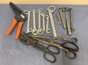 Lot Of Various Hand Tools Including Wrenches And Cutters
