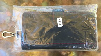 New Black CaseMe Bags Wallet Phone Case / Clutch With Keychain - New In Cello Package Never Used