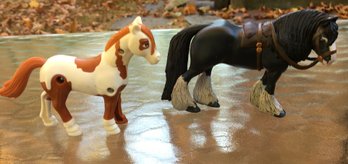 Disney Pixar Brave Angus Clydesdale Horse & Dreamworks Spirit Riding Free Stallion Toy Horse