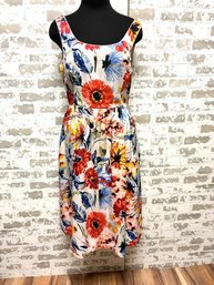 Donna Morgan Scoop Neck Floral Dress Size 12