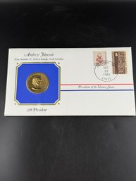 Presidents Of The United States Andrew Johnson Medal