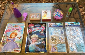 Lot Of Disney Play Packs & Toys - Sofia The First, Frozen, Barbie, Princess, Tinkerbell, Gingerbread Man