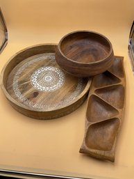 Exotic Wood Serving Pieces