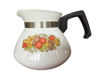 Vintage Corning Ware Teapot In The Spice Of Life Pattern