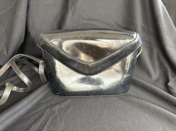 Vintage Georgetown Leather Design Italian Made Pillbox Purse