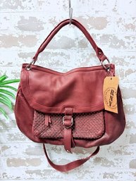 NWT Revel New York (RNY) Studded Hobo Shoulder Bag, Retail $298