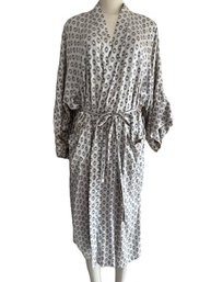 Vintage Kimono Style Silk Robe