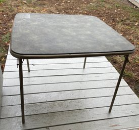 Vintage Folding Table In Good Condition For Age