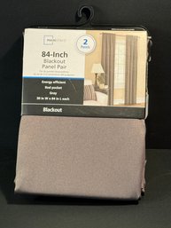 84 Inch Blackout Panel Pair NIB