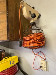 Wall Mount Cord Keeper With Cord