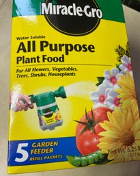 Large Box Of Miracle Grow Powder