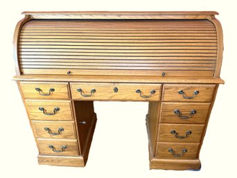 Vintage Hitchcock Oak Roll-Top Desk, $799 Original Purchase Price