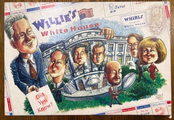 1990s Willies White House Political Board Game