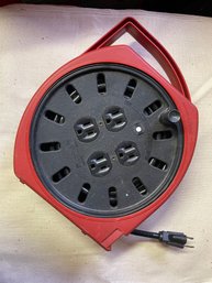 Extension Cord Reel With Multiple Outlets