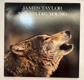 1988 James Taylor Never Die Young W/ Og Inner Sleeve Record
