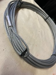 Steel Cable With Looped End  - Over 25'