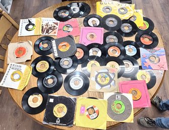 Lot Of 45 RPM Records (lot #1) - Including Led Zeppelin, CCR & More)