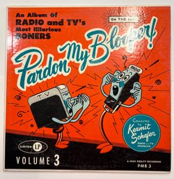 Pardon My Blooper Vol 3 LP Kermit Schafer Vinyl Record