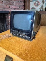 Vintage Panasonic Portable Black And White TV
