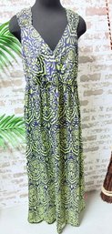 Attention Empire Waist Abstract Floral Dress Size XL